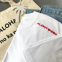 刺繍Tシャツ　ALOHA❤︎SEA