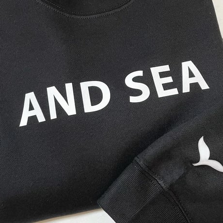 AND SEA ホエール(袖口）ライトレーナー