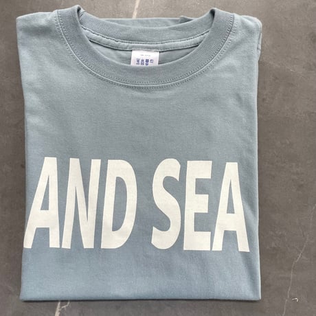 AND SEA　ホワイトロゴ半袖T
