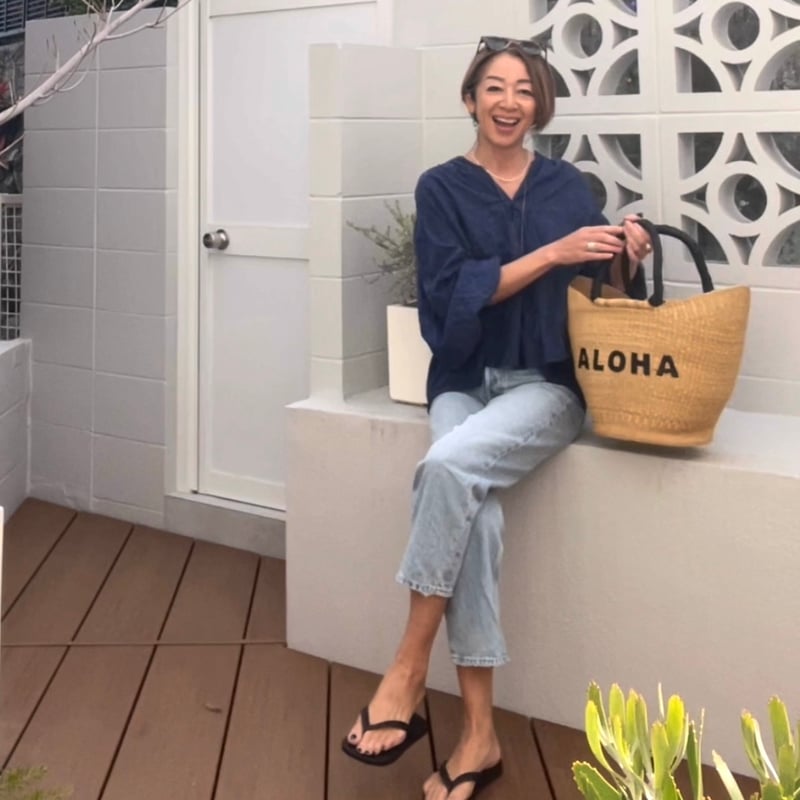 aloha　SEA  かごバーキン　M SEA BASKET BAG（MEDIUM）