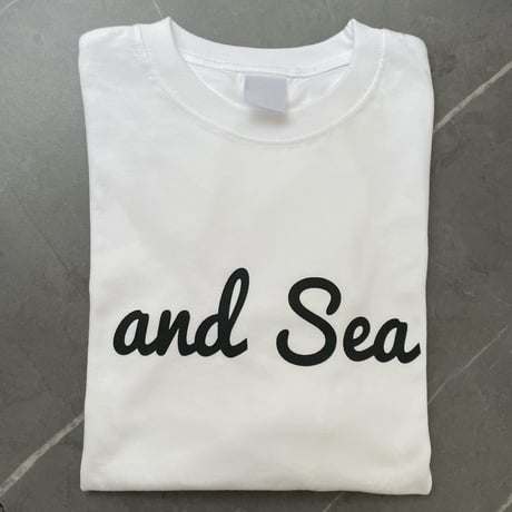and  Seaロゴ　ロングTシャツ