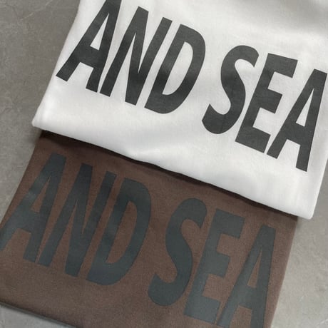 AND SEA ブラックロゴ半袖T