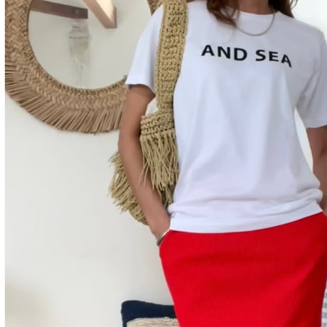AND SEA ホエール　半袖Tシャツ