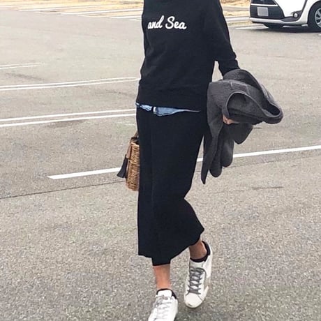 and Sea ライトトレーナー(ブラック）