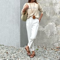 and Seaサンドベージュ ロンT