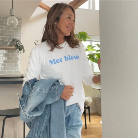 Mer bleue 長袖Tシャツ