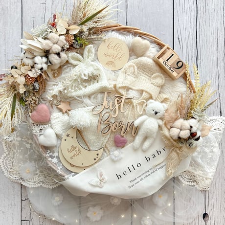 おおきなリース　ニューボーンフォトにも おおきなリース ニューボーンフォトにも - フラワー・リース割引