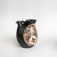 酒器　七宝　黒