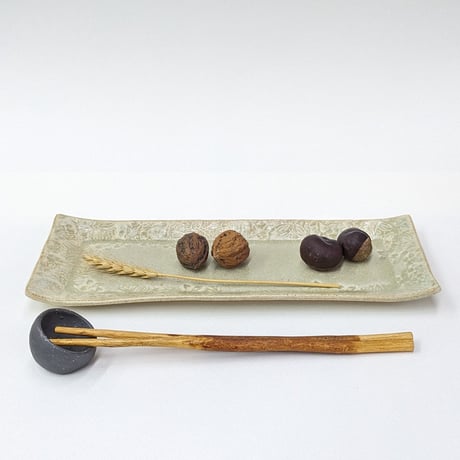 魚皿/長角皿/白