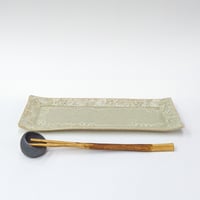 魚皿/長角皿/白