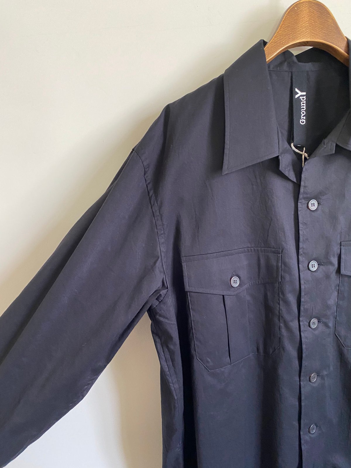 Ground Y/ コットンブロードロングシャツ