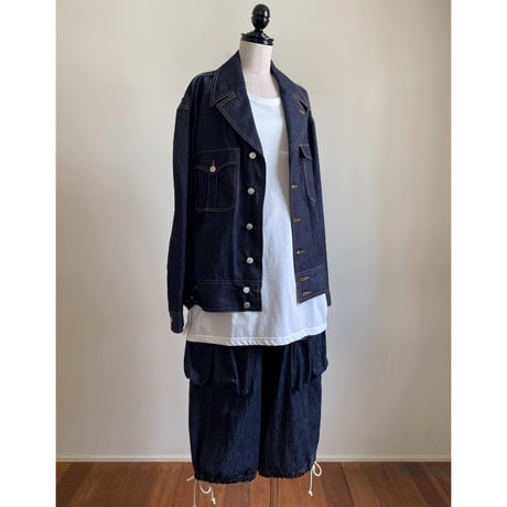 【Ground Y】グラウンドワイ　6oz Denim Side Belt Jacket