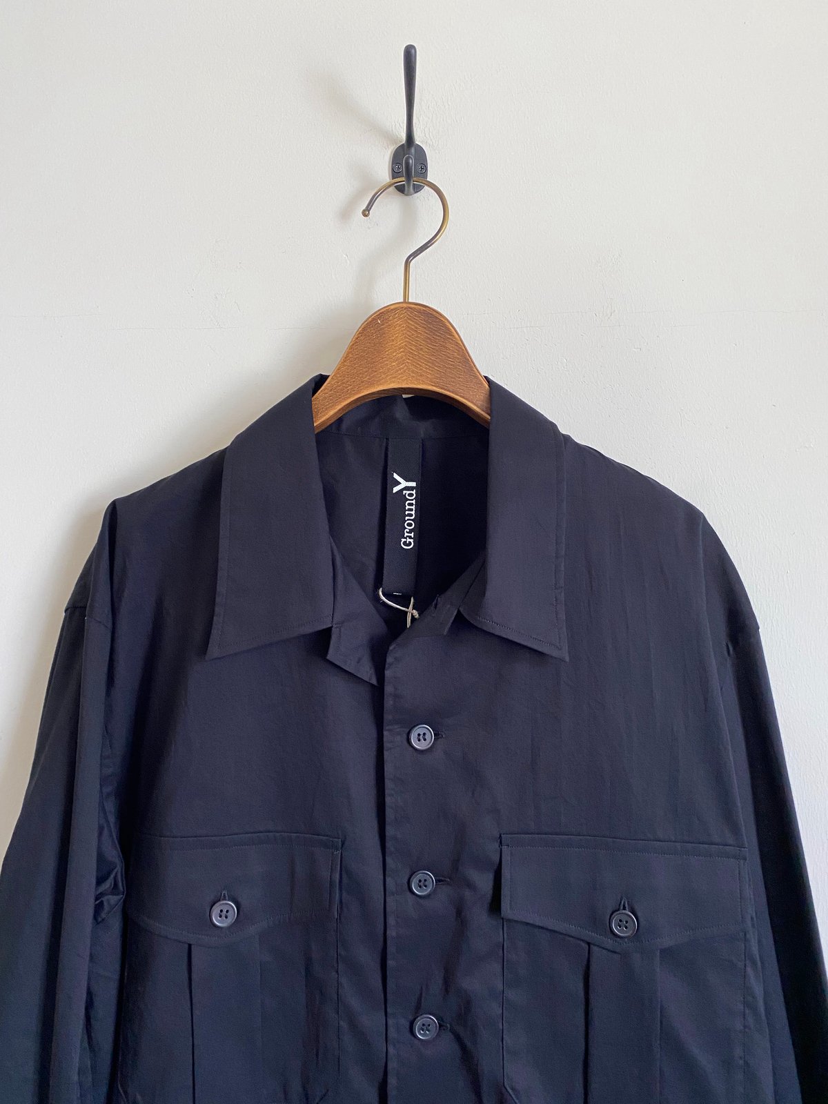 Ground Y/ コットンブロードロングシャツ