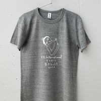 KK original BALLET T-shirt Illustration by Izuru Aminaka  (ヘザーグレー)