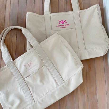KK ORIGINAL tote bag ロゴトートバッグ(ライトピンク)
