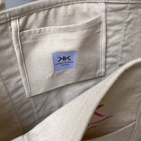 KK ORIGINAL tote bag ロゴトートバッグ(ライトピンク)