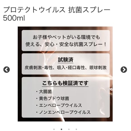 プロテクトウイルス抗菌スプレー500ml