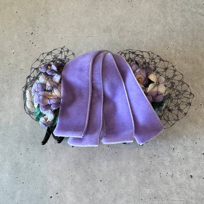 フラワーヘアクリップ スミレ PURPLE | MATILDA's STORE