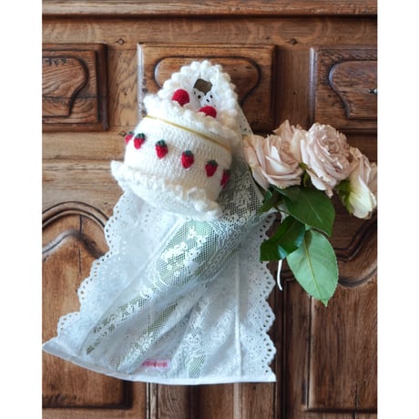 ホールケーキのバッグ- 完成品 / Whole Strawberry Cake Bag