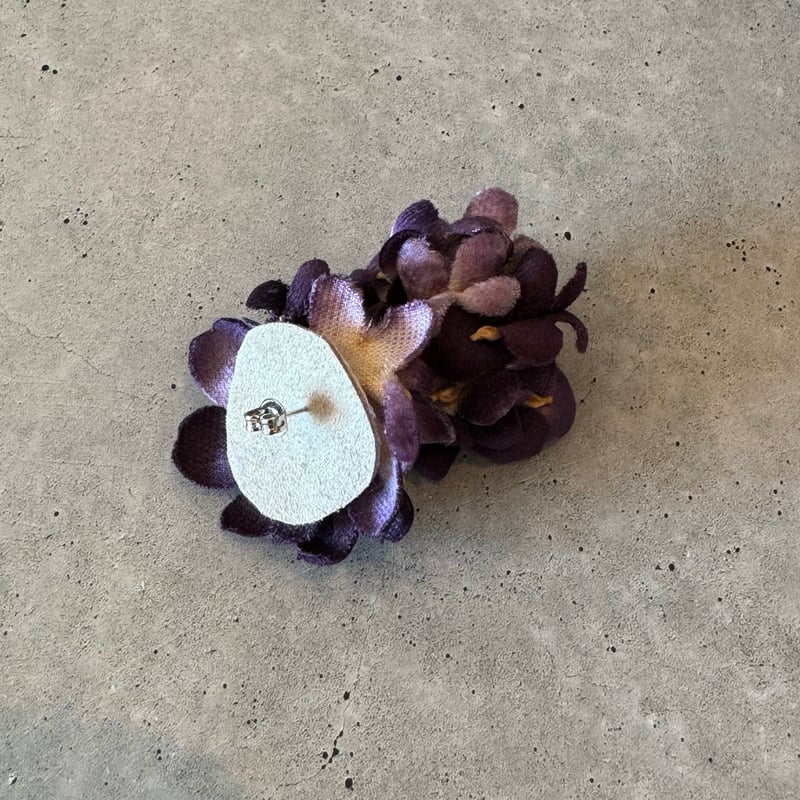 フラワーイヤリング、ピアス スミレ(ペア） PURPLE | MATILDA