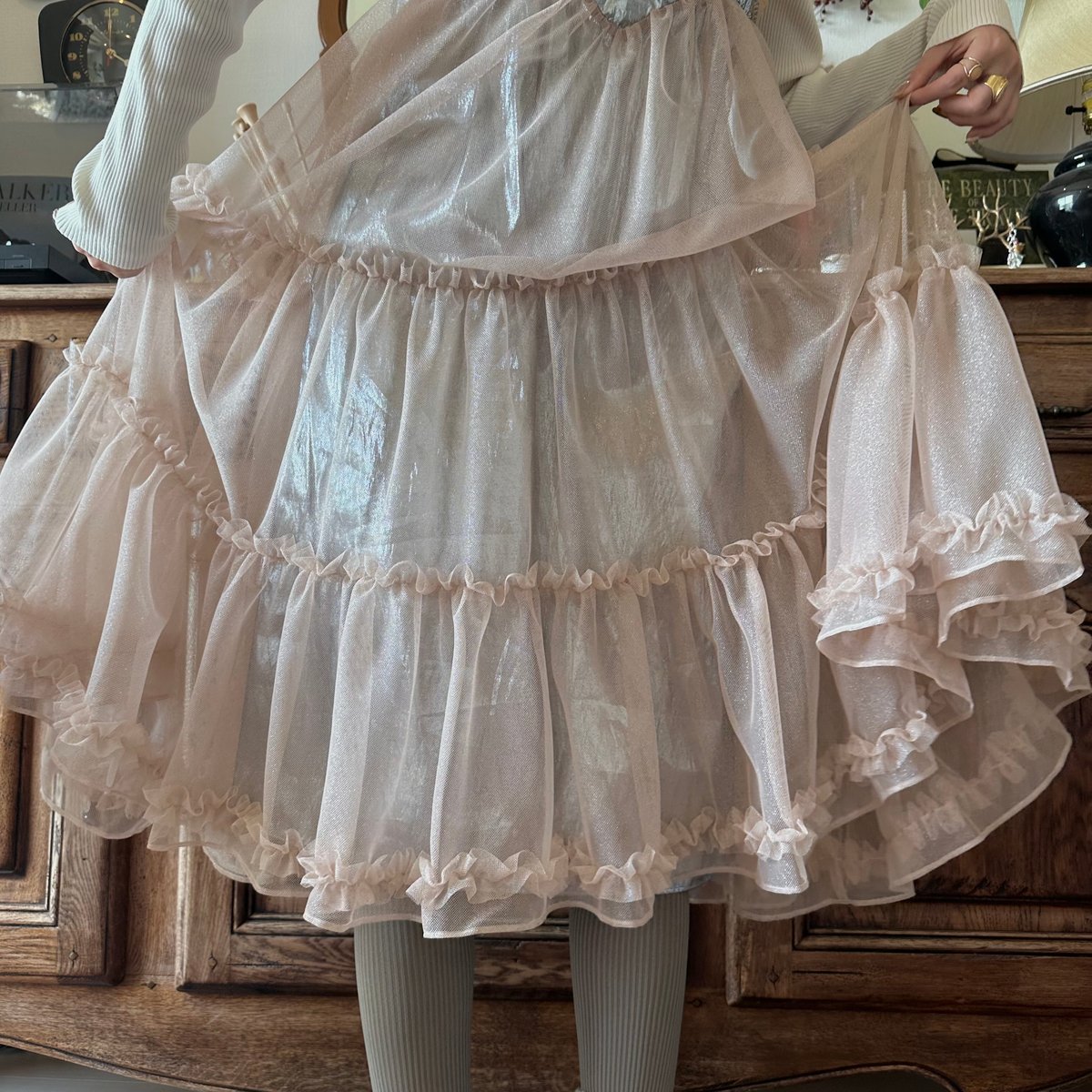 MATILDA ラメチュールワンピース DRESS NO.003 PINK MATILDA ラメチュールワンピース DRESS NO.003 PINK