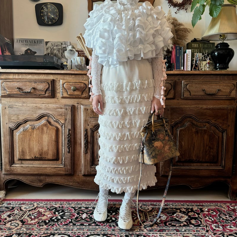 試着のみ MATILDA amelife マドレーヌプリーツ タイトスカート コブラLTDmaxドライバー-Amelife MATILDA マドレーヌプリーツのタイト