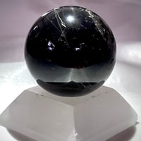 スター☆モリオン【星彩黒水晶】丸玉○スフィア◇天然石