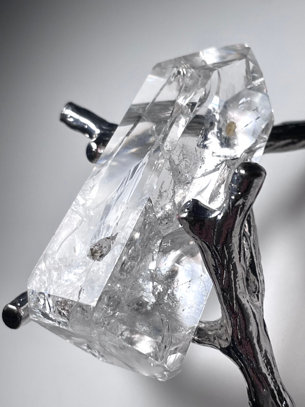 クラック水晶　タワー　天然石 水晶】クラック水晶◇ポイント◇タワー◇クリアクオーツ◇天然石