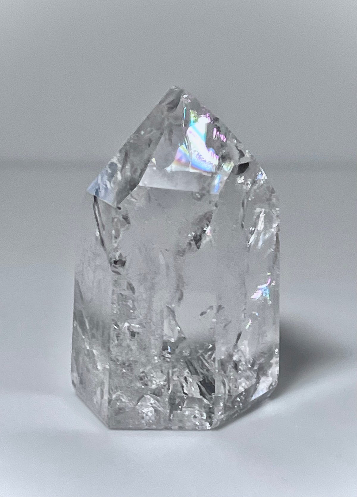 水晶】ポイント◇クリアクォーツ◇タワー◇レインボークラック◇天然石 