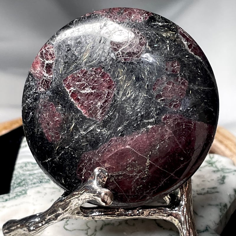 ガーネット イン ヌーマイト】パーム◇タンブル◇天然石