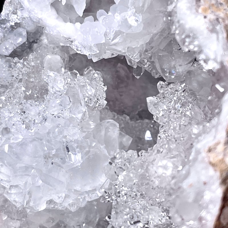 水晶【モロッコ産】ジオード【晶洞】ペアタイプ◇天然石◇パワース