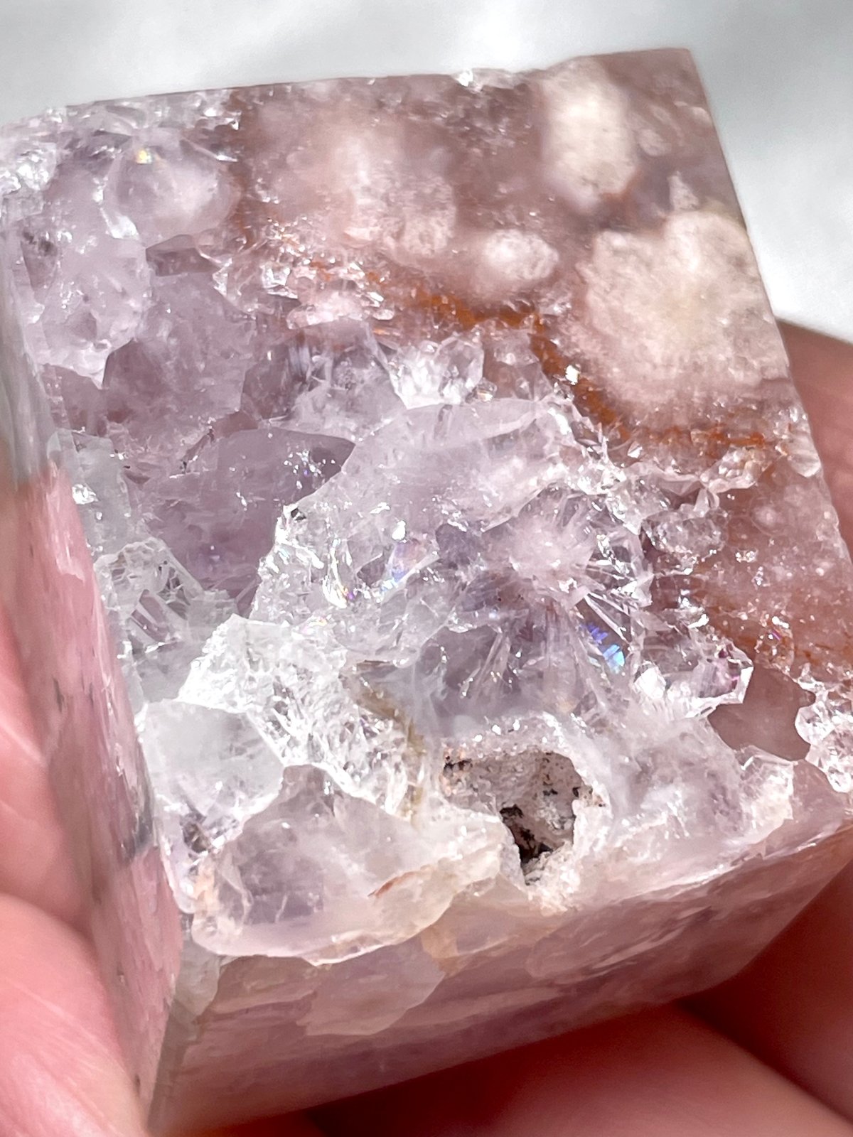 ピンクアメジスト【桜瑪瑙】ピンクフラワーアゲート◇フリーフォーム