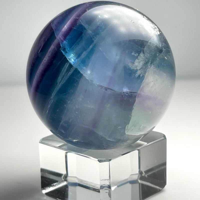 爆レア❗️レインボー☆フローライト 丸玉☆ 癒しパワー☆天然石 原石A776 爆レア❗️レインボー☆フローライト 丸玉☆ 癒しパワー☆天然石