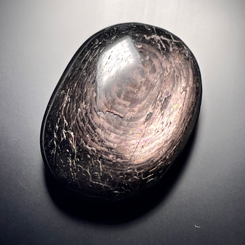 ハイパーシーン【紫蘇輝石】タンブル◇カボション◇天然石