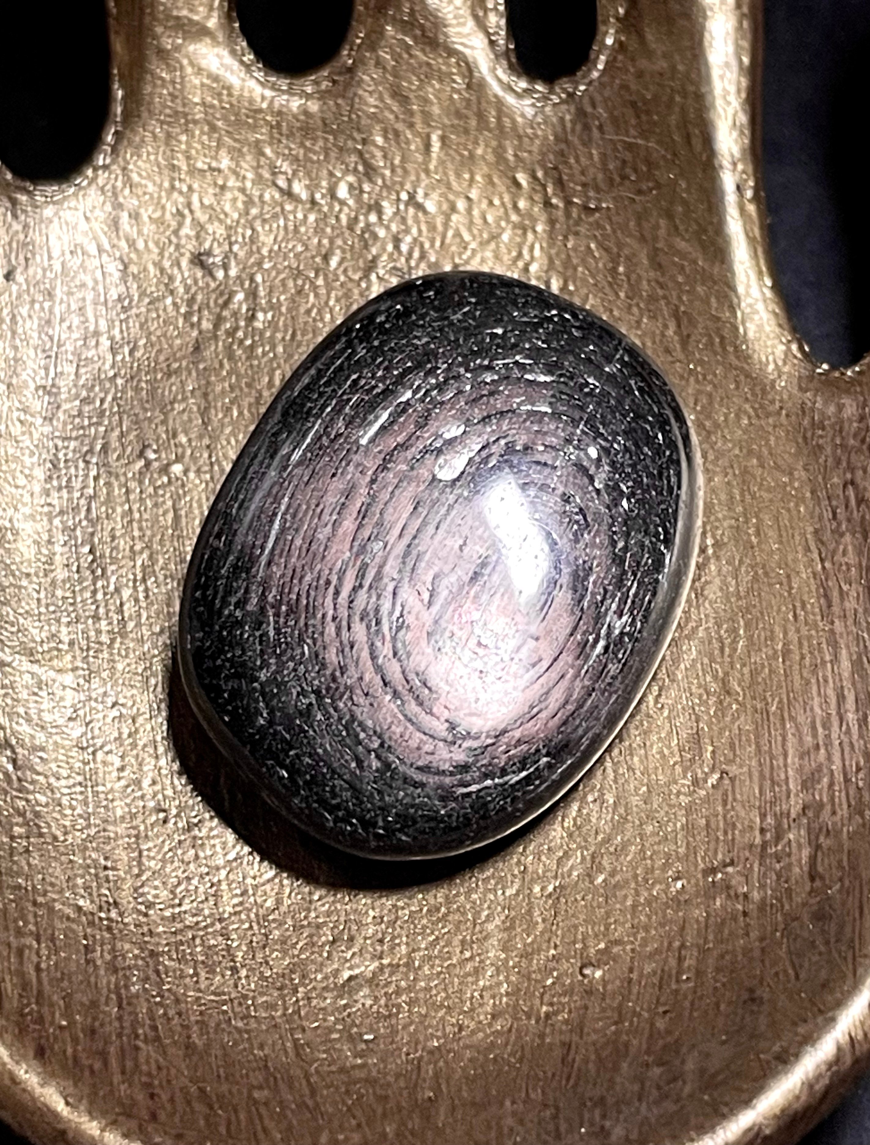 ハイパーシーン【紫蘇輝石】タンブル◇カボション◇天然石