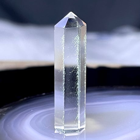 水晶【ヒマラヤ山脈・マニカラン産】ミニタワー◆六角柱ポイント◆天然石◆パワーストーン