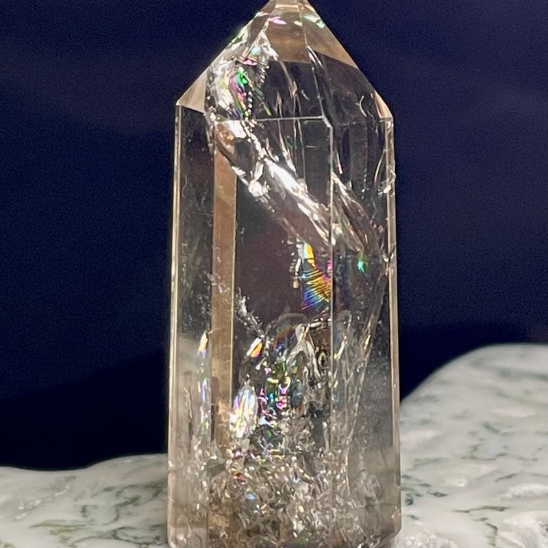 スモーキークォーツ【煙水晶】六角柱◇ミニタワー◇ポイント◇天然石