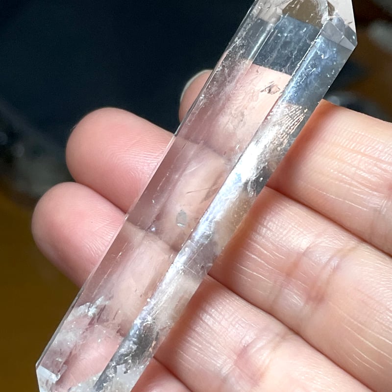 水晶【クリアクオーツ】ダブルポイント◇六角◇天然石◇パワーストーン