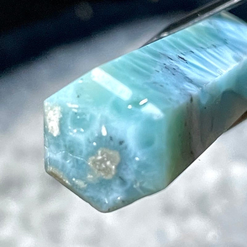 ラリマー【ブルーペクトライト】ミニ タワー◇ポイント◇六角柱