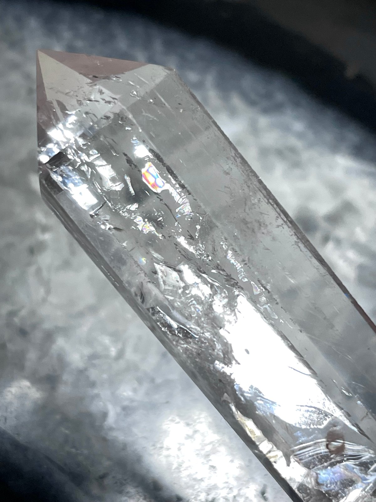 水晶【クリアクオーツ】ダブルポイント◇六角◇天然石◇パワーストーン