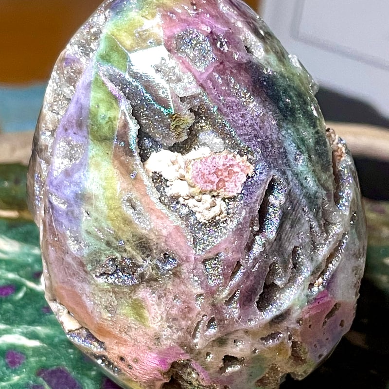 オーラ スファレライト【閃亜鉛鉱】卵型◇天然石◇パワーストーン