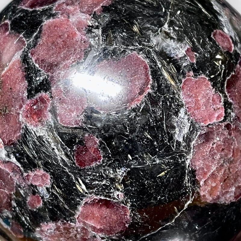 ガーネット インヌーマイト【丸玉○スフィア】70㎜◇天然石