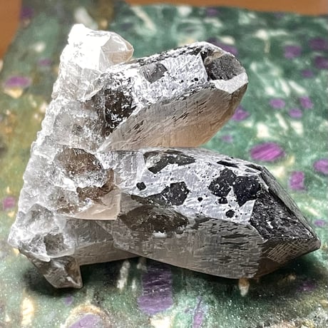スモーキークォーツ【煙水晶】原石◆クラスター◆天然石◆パワーストーン