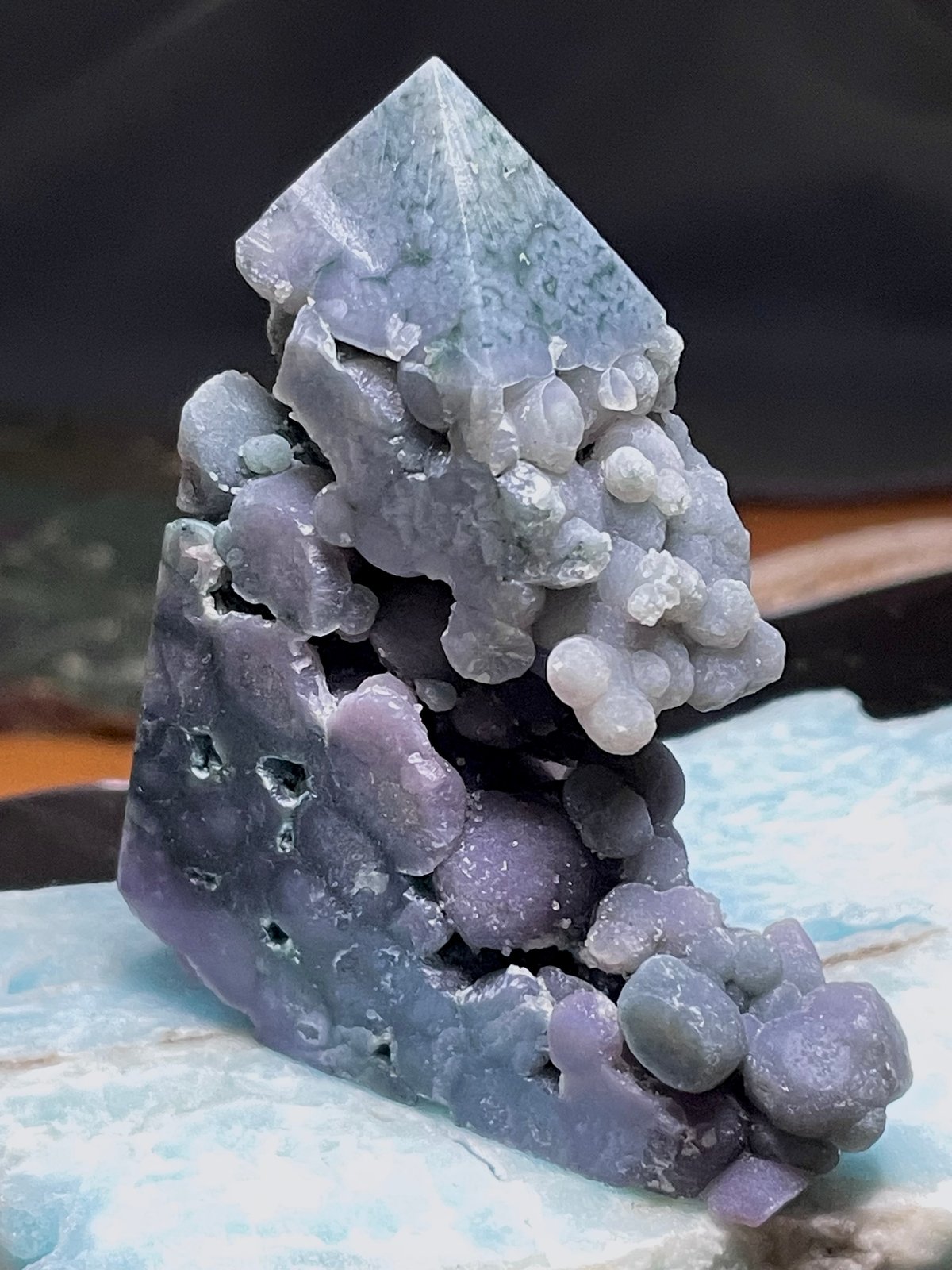 グレープアゲート カルセドニー スフィア 鉱物標本 葡萄瑪瑙原石 風水晶 幸運 グレープアゲート カルセドニー スフィア 鉱物標本 葡萄瑪瑙原石 風