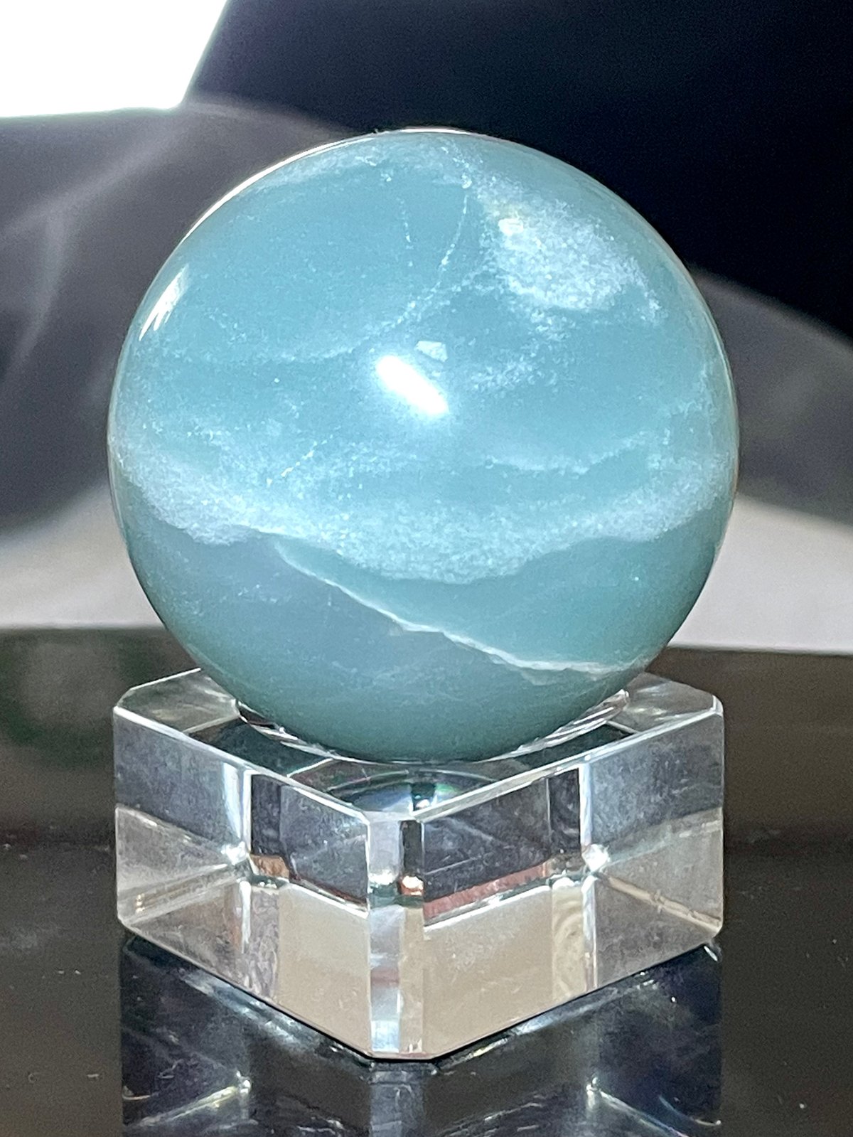 アマゾナイト【天河石】丸玉○スフィア◇天然石◇パワーストーン