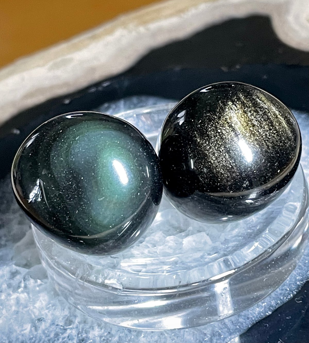 ★特別ご提供★本質や未来を見通す石♡【５個☆レインボーオブシディアンタンブル】 ☆特別ご提供☆本質や未来を見通す石♡【5個☆レインボー