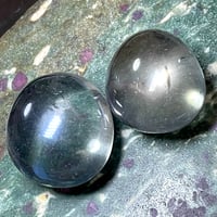 オーラクォーツ【蒸着水晶】タンブル◆２個セット◆天然石◆パワーストーン