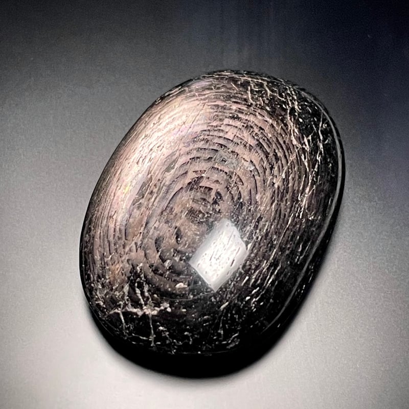 ハイパーシーン【紫蘇輝石】タンブル◇カボション◇天然石