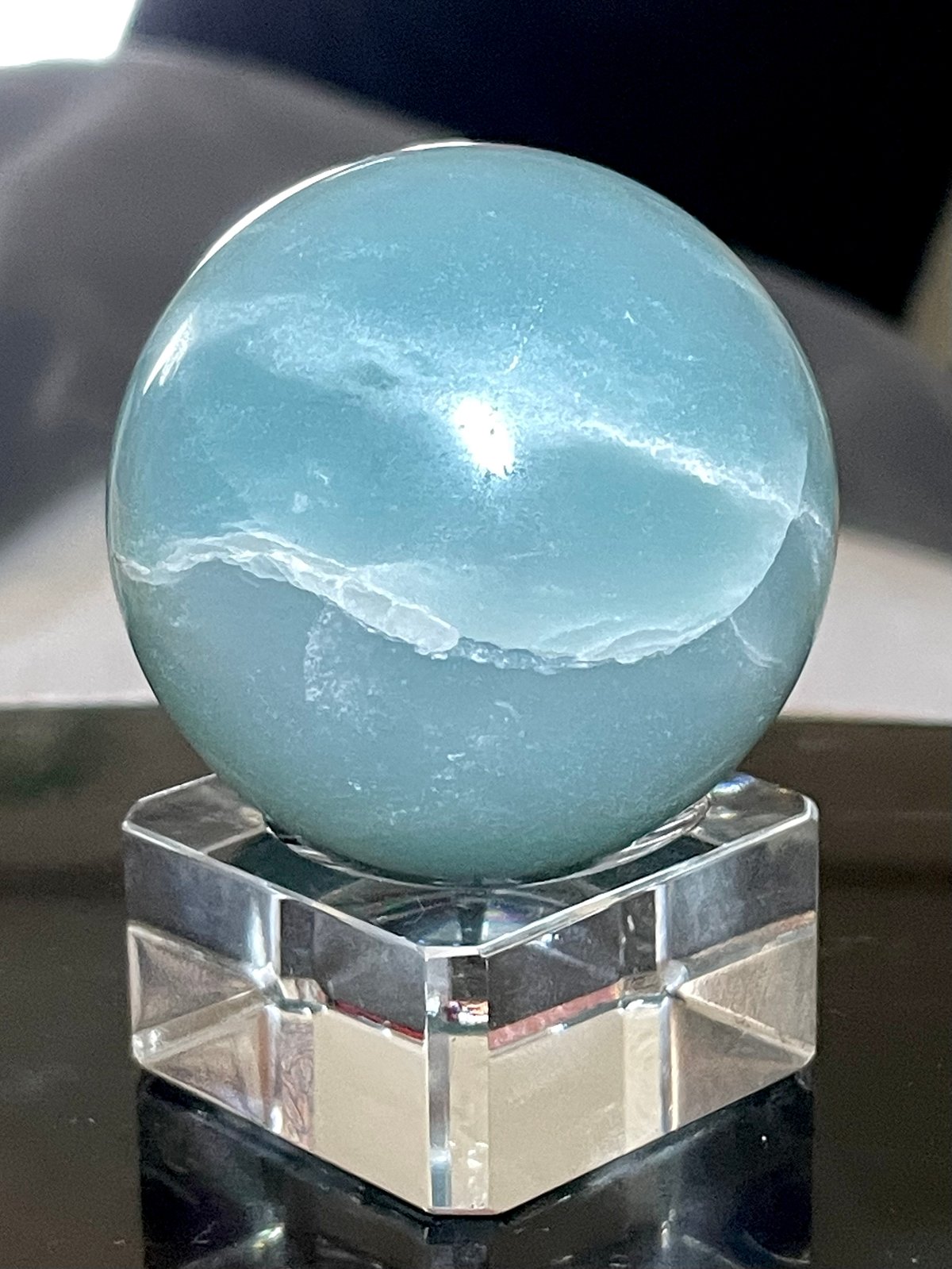 パワーストーン　天然石　アマゾナイト　お月様　157g　No.639 パワーストーン 天然石 アマゾナイト お月様 157g No.639