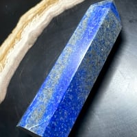 ラピスラズリ【青金石】タワー◆六角柱ポイント◆天然石◆パワーストーン
